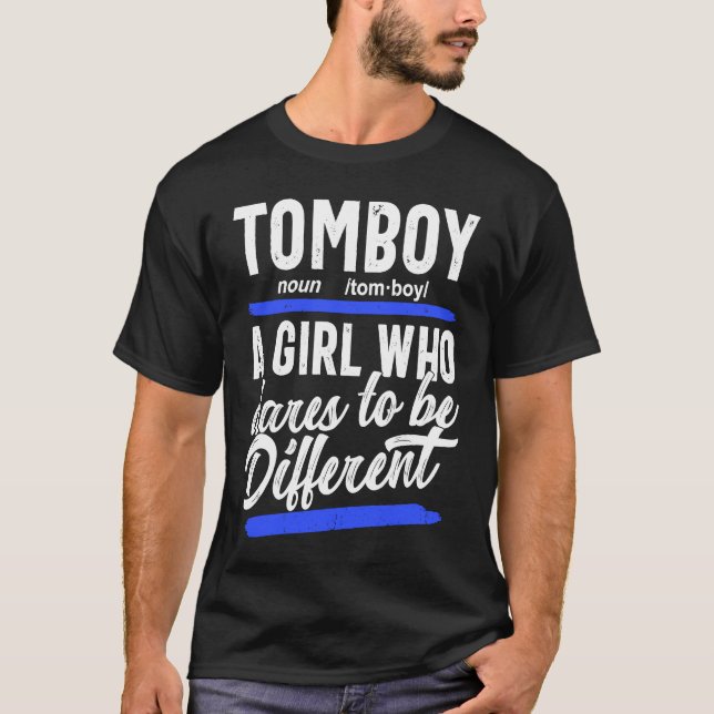 Tomboy Girls Tomboy Tee Womens Tomboy Tomboy (Front)