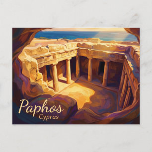 Tombs of the Kings Cyprus Postcard
