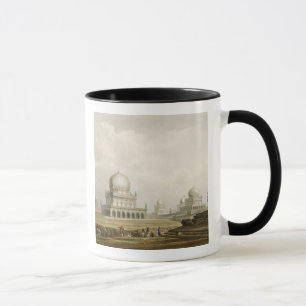Tombs of the Kings of Golconda in 1813, from Volum Mug