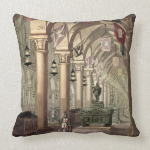 Tombs of the Knights Templar, c.1820-39 (aquatint) Cushion