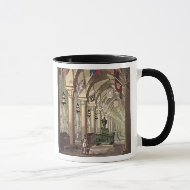 Tombs of the Knights Templar, c.1820-39 (aquatint) Mug (Right)
