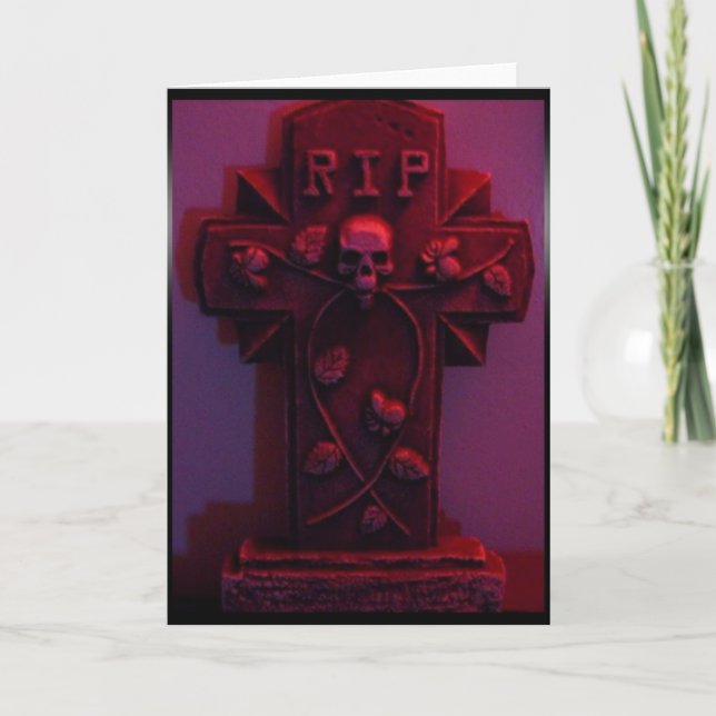 tombstone card (Front)