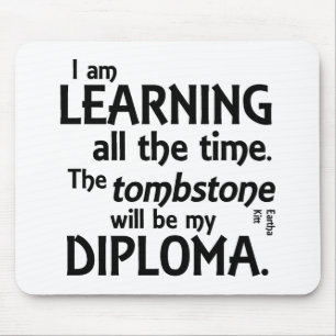 Tombstone Diploma Mouse Pad