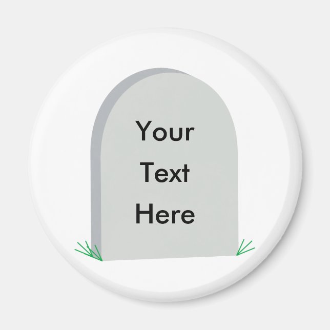 tombstone fridge magnet (Front)