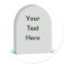 tombstone sticker