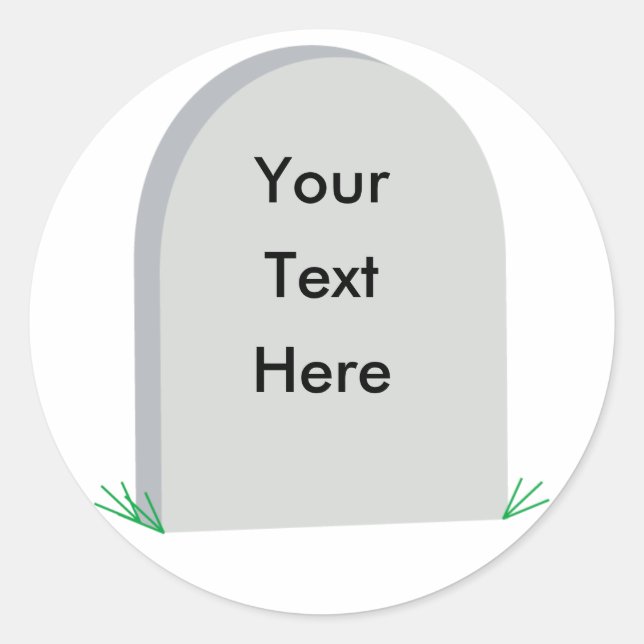 tombstone sticker (Front)