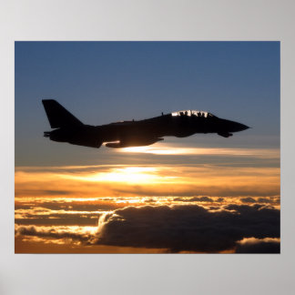 Tomcat Over the Persian Gulf Poster