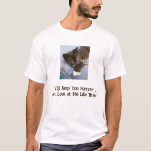 Tomcat Photo, Funny Text Front & Back, T-Shirt