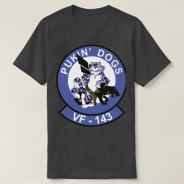 Tomcat VF143 Pukin Dogs  T-Shirt (Design Front)