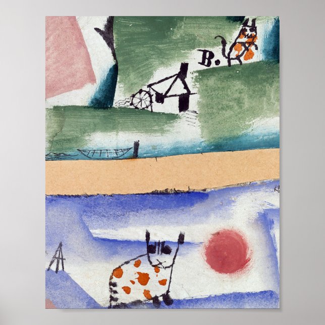 Tomcat's Turf : Paul Klee 1919 Poster (Front)