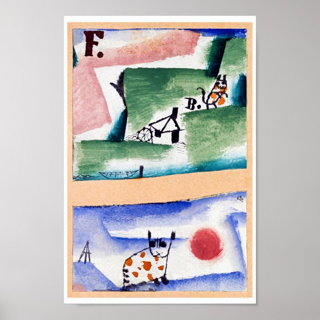 Tomcat's Turf, Paul Klee Poster (Front)
