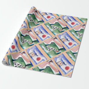 Tomcat's Turf, Paul Klee Wrapping Paper