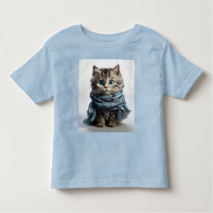 Tommy, the fluffiest Tabby Cat Toddler T-Shirt