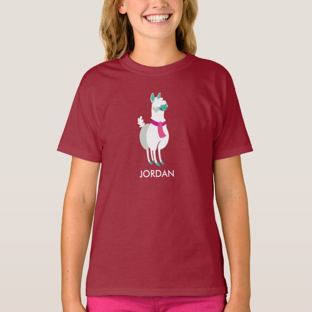 Tommy the Llama T-Shirt (Front)
