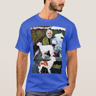 Tommys Mum Painting Good Fellas Old Man with Dogs T-Shirt