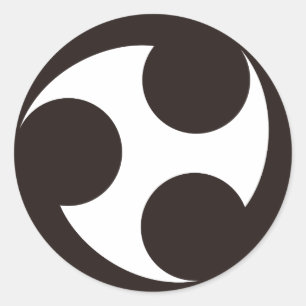 TOMOE(巴) CLASSIC ROUND STICKER