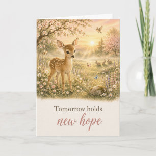 Tomorrow Holds New Hope Get Well Card