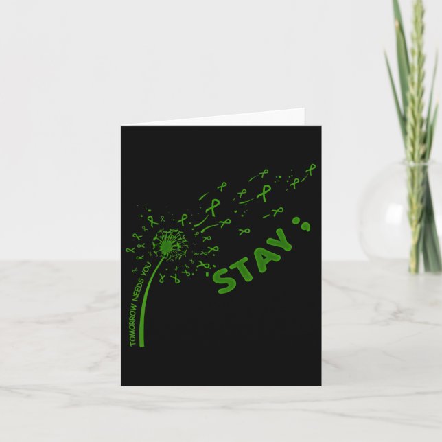 Tomorrow Needs You Mental Health Problems 2  Card (Front)