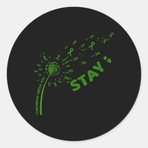 Tomorrow Needs You Mental Health Problems 2  Classic Round Sticker