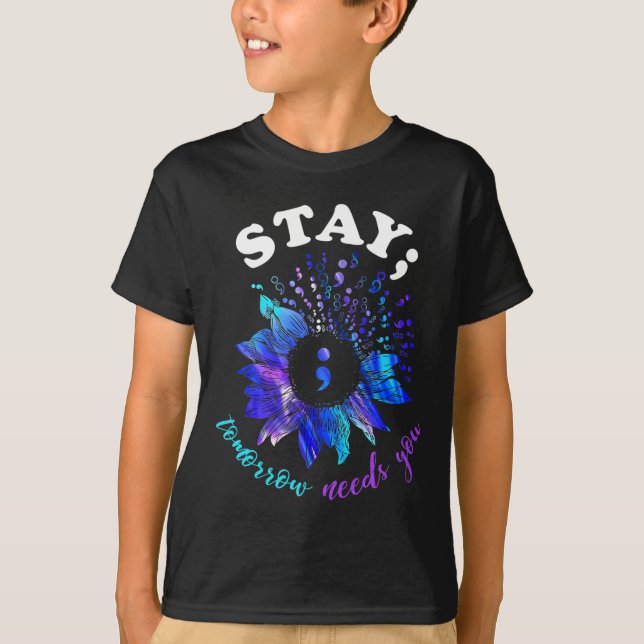 Tomorrow Needs You Mental Health Problems  T-Shirt (Front)