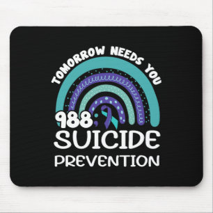 Tomorrow Needs You Rainbow Suicide Prevention Awar Mouse Pad