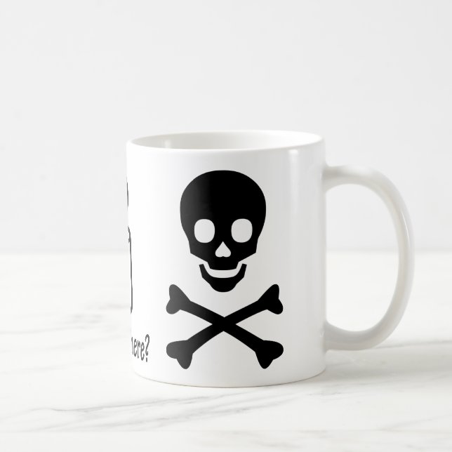 TOMORROW, who is there, where to go Coffee Mug (Right)