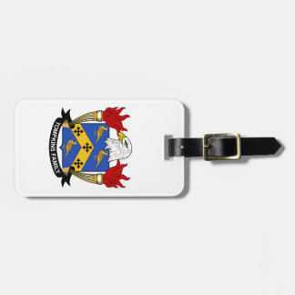 Tompkins Family Crest Luggage Tag