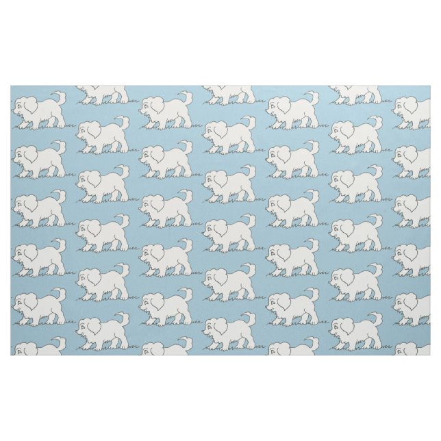 Tom's Puppy Fabric (Fat Quarter)