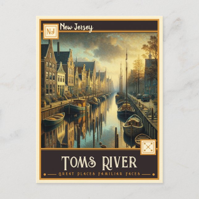 Toms River, New Jersey | Vintage Postcard (Front)
