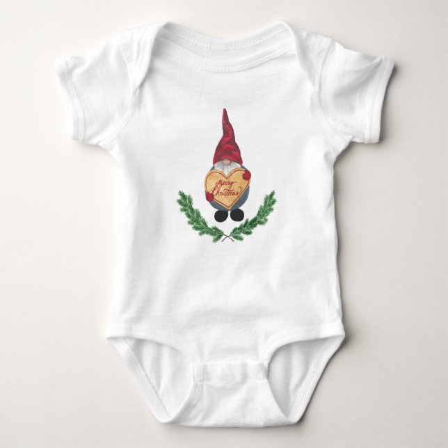 Tomten Baby Bodysuit (Front)