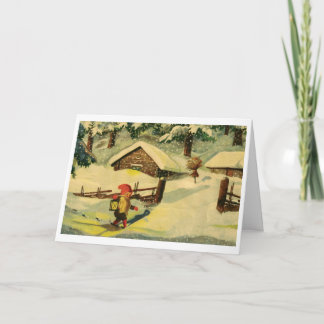 Tomten Christmas card