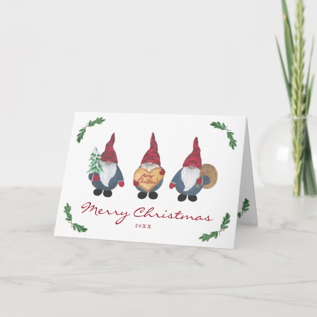 Tomten Christmas Greeting Card (Front)