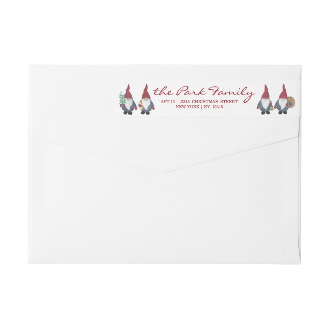 Tomten Wrap Around Return Label (Back)