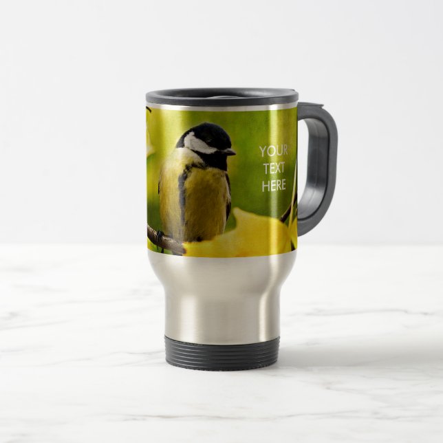 Tomtit - Dressed To The Season Travel Mug (Front Right)