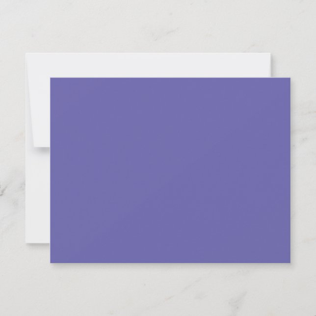 Tonal Purple Bat Mitzvah Reply Card (Front)