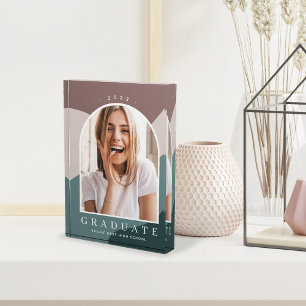 Tonal Stripes Graduation Photo Block