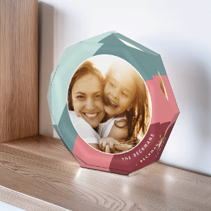 Tonal Stripes Personalised Photo Block