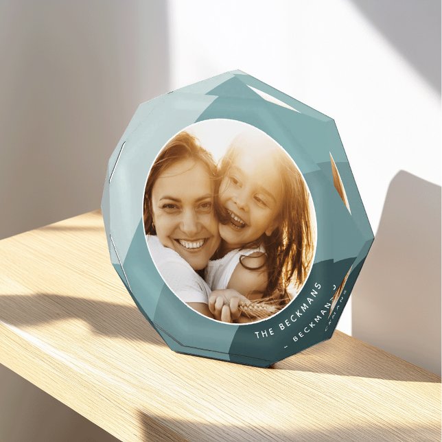 Tonal Stripes Personalised Photo Block (Creator Uploaded)