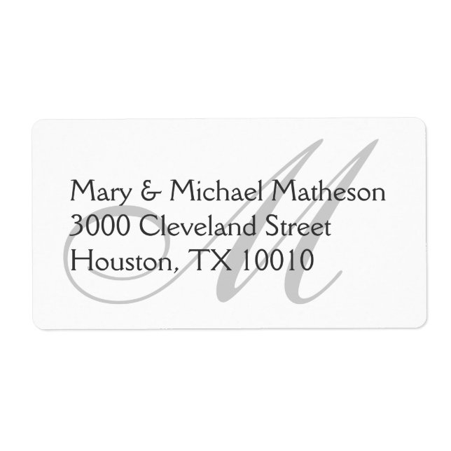 Tone on Tone Monogram (Front)
