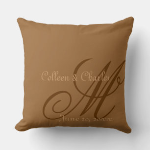 Tone on Tone Monograms Cushion
