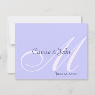 Tone on Tone Monograms Invitation