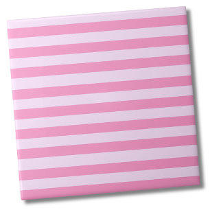 Tone on Tone Pink Stripes Pattern Tile