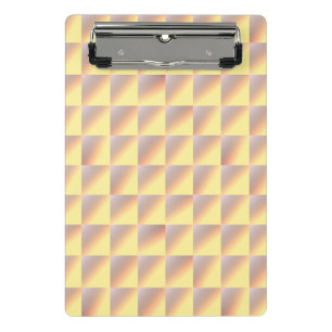 Tone-on-tone squares. mini clipboard