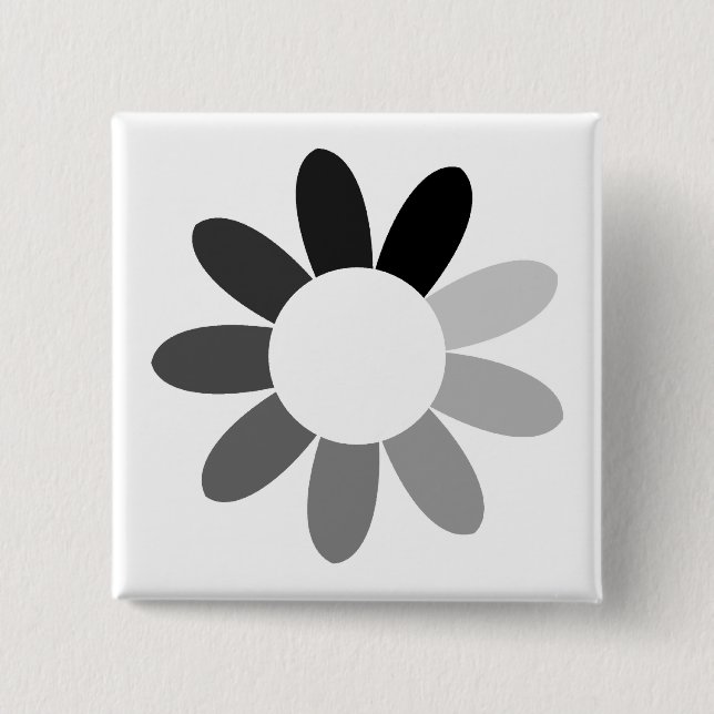 toneflower(colour) 15 cm square badge (Front)
