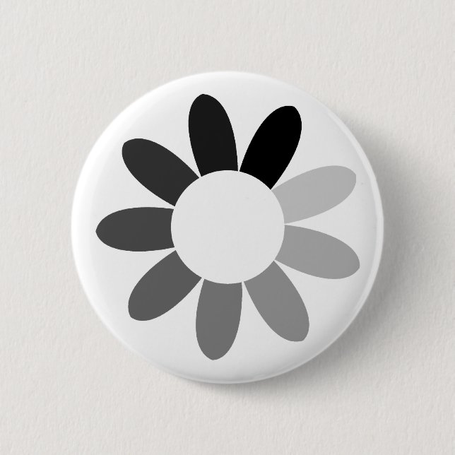 toneflower(colour) 6 cm round badge (Front)