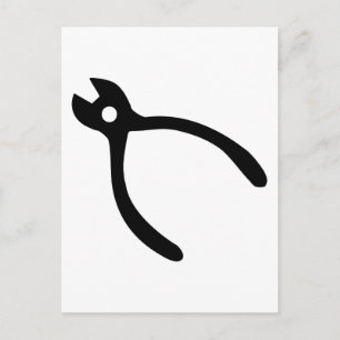 Tong - plier postcard