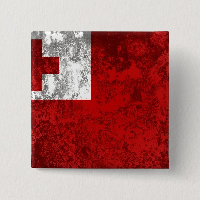 Tonga 15 Cm Square Badge (Front)