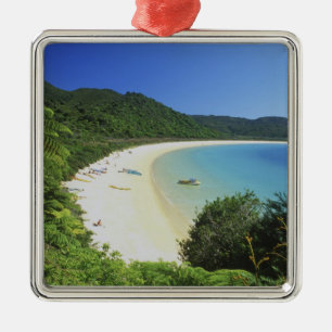 Tonga Bay, Abel Tasman NP, South Island, New Metal Tree Decoration