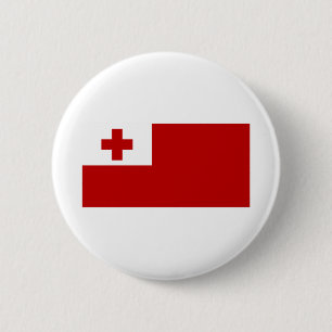 Tonga Flag 6 Cm Round Badge