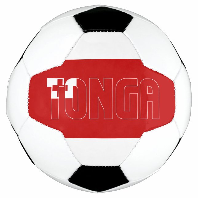 Tonga Flag Adorable Patriotic Soccer Ball (Front)